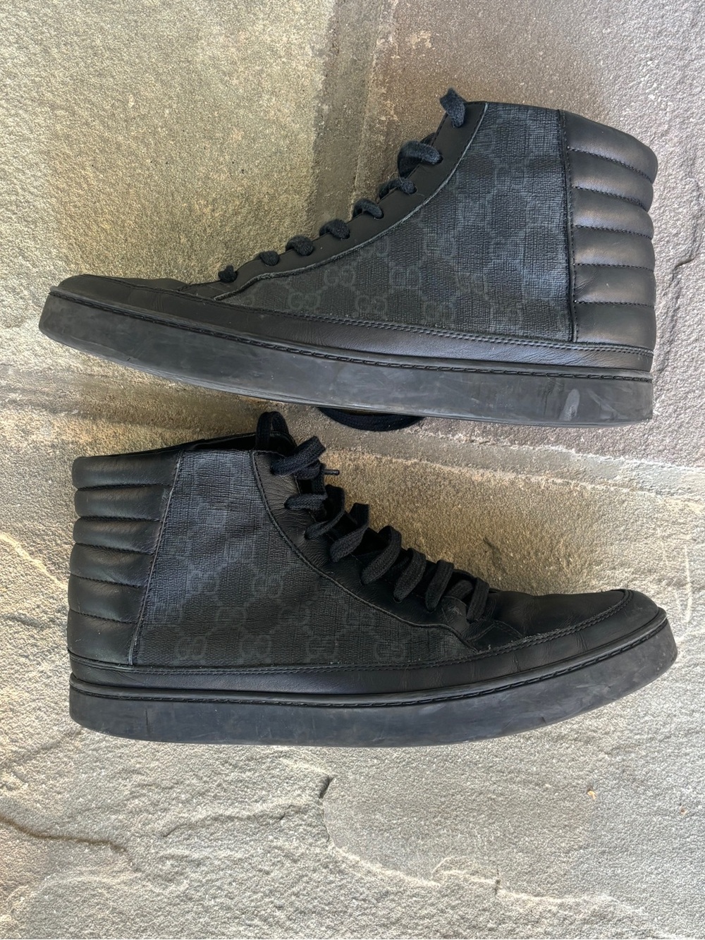 Gucci GG Supreme Brooklyn High Tops - Picture 2 of 6